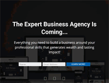 Tablet Screenshot of expertbusiness.com